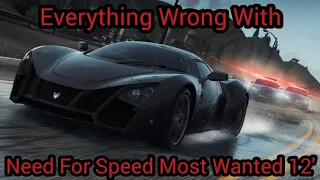 Everything Wrong With Need For Speed Most Wanted 2012 in 8 minutes or less