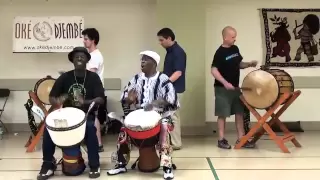 mamady keita and bolokada condé 2012  quebec amaizing solo play on DWOUA (part 1)