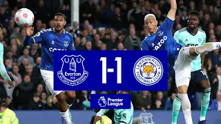 EVERTON 1-1 LEICESTER CITY | PREMIER LEAGUE HIGHLIGHTS