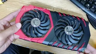 How to replace the thermal paste on a GTX 1080 MSI Gaming X Graphics Card