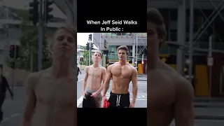 Jeff Seid walks in public 🔱 #gym #shorts