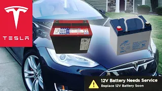 Tesla Model S/X 12v battery replacement with non oem