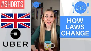 How Laws Change: Uber in UK Reclassifies Drivers as Employees | LAWYER EXPLAINS #shorts