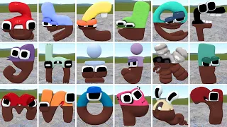 TURNING INTO CHOCOLATE ALL BABY LOWERCASE ALPHABET LORE FAMILY in Garry's Mod