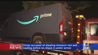 Driver Accused Of Stealing Amazon Van Arrested In Wellesley