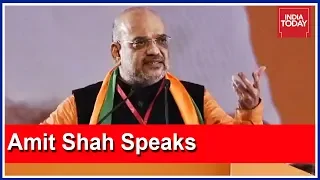 BJP President Amit Shah Speaks At Party's Mega Conclave In Delhi's Ramlila Maidan