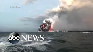 At least 23 injured by 'lava bomb' on tourist boat in Hawaii