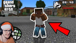 🧐 Я Перенес GTA: San Andreas В Minecraft И Вот Что Из Этого Вышло! ► ГТА в МАЙНКРАФТ | Реакция