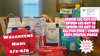 WALGREENS HAUL 6/2-6/8 | NEWBIE FRIENDLY | ALL FREE + $9MM! | STACKING BOOSTERS & MORE!