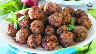 Keftedakia - Greek meatballs | Fresh Piato