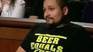 NRSV "Beer Equals Fun" Shirt on Judge Judy 3/16/10