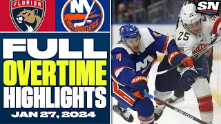 Florida Panthers at New York Islanders | FULL Overtime Highlights - January 27, 2024