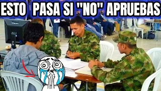 😬‼ESTO! PASA si NO APRUEBAS tus EXÁMENES - INGRESO AL EJÉRCITO