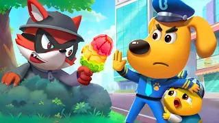 Police Officer and Missing Baby | Kids Cartoon | Safety Cartoon | Sheriff Labrador | BabyBus