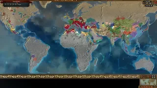 Europa Universalis 4 AI Timelapse - Extended Timeline + ССС Mods 2-2500