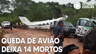 Queda de avião no interior do Amazonas deixa 14 mortos