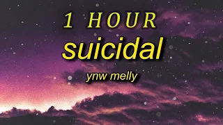 [ 1 HOUR ] YNW Melly - Suicidal (lyrics)  i swear to God you stupid b