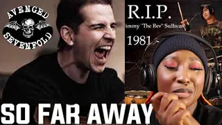 First Time Reaction| AVENGED SEVENFOLD "So Far Away" Indeed this left me in tears.😥😥R.I.P JIMMY