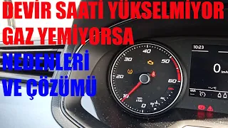 Gaza Basıyorum Devir Saati Yükselmiyor? Araba 3000 Devirden Sonra Gaz Yemiyor