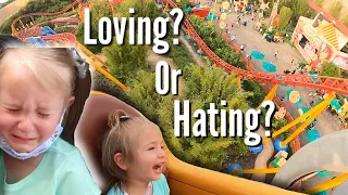 2 YEAR OLD RIDES HER FIRST ROLLER COASTER! / FACING OUR FEARS @ DISNEY'S HOLLYWOOD STUDIOS!