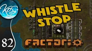 Whistle Stop Factorio Ep 82: SATELLITE REIN - Mod Spotlight, Let's Play, Gameplay