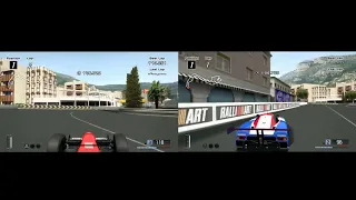 Group C vs F1 Car | Monaco GP Lap Comparison | Gran Turismo 4