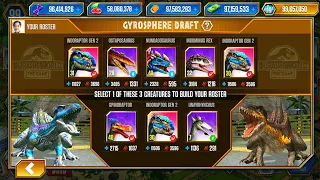 JURASSIC TOUR: INDORAPTOR Vs INDORAPTOR GEN 2 | JURASSIC WORLD THE GAME