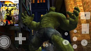 Incredible Hulk Wii Gameplay On Mobile Dolphin Emulator🔥