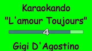 Karaoke Internazionale - L'amour Toujours - Gigi D'Agostino Rmx (Testo)