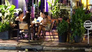 NIGHTLIFE PHNOM PENH  Walk Hot Street Bar, Girl, KTV | STREET 136