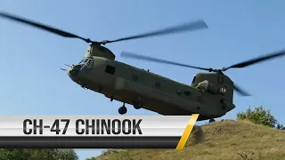 Tampa Bay AirFest 2022 static display aircraft - CH-47 Chinook