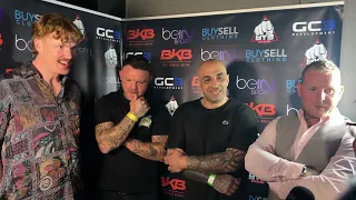 Peter Radford, Ricky Nelder, Craig Amer and Scott Midgley say goodbye to BKB