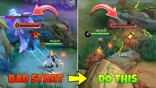 How to Deal With A Bad Start as a JUNGLER in Solo Rank | Tips & Tricks | Mobile Legends