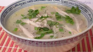 Chicken Congee (Rice Porridge) - Chao Ga Recipe | Helen's Recipes
