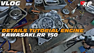 tutorial pasang sebelah clucth & magnet kawasaki rr 150 | overhaul KAWASAKI RR 150