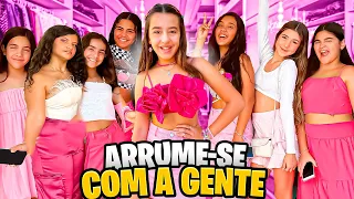 ARRUME-SE COM A GENTE: MARCELA JARDIM, IRMÃS PINA, MAITÊ, MILY, THAYLLA, ANA, YAS E MALU BALADA ROSA