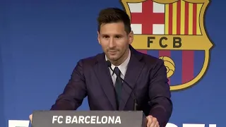 L'emozione di Leo Messi, la conferenza di addio al Barcellona: "Non ero pronto, volevo restare"