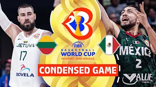 Lithuania 🇱🇹 vs Mexico 🇲🇽 | Full Game Highlights | FIBA Basketball World Cup 2023