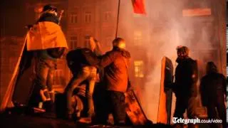 Fire and fury at Ukraine protests