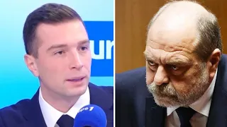 La réponse de Jordan Bardella à Éric Dupond-Moretti : "Il se comporte comme un chef de gang"