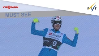 Robert Johansson's new World Record  - 252.0 - Vikersund - Ski Jumping - 2016/17