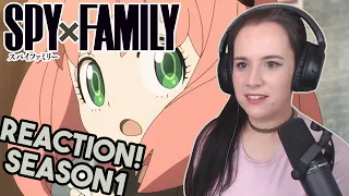 Spy x Family First time Reaction! // Season 1 Episode 1!