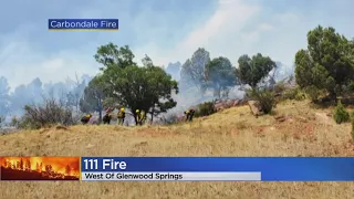 The 111 Fire West Of Glenwood Springs Broke Out Wednesday