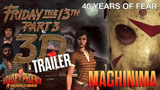 FRIDAY THE 13TH PART 3 TRAILER | MACHINIMA | The Game