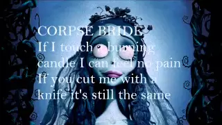 The Corpse Bride tears to shed lyrics