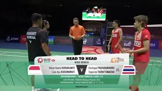 Kusharjanto/Kusumawati (INA) [17] vs Puavaranukroh/Taerattanachai (THA) [6] SF THAILAND Masters 2024