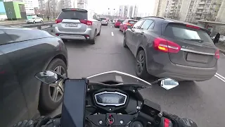 Voge 300rr on the Moscow streets