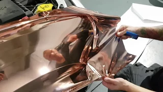 How to vinyl wrap with chrome. Teaching you how to use chrome vinyl. By @ckwraps