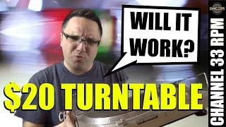 Testing a $20 thriftstore turntable | How to set up a record player | Vinyl Community