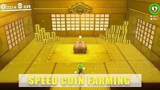 Super Mario Odyssey coin farming - Fast coin grinding options